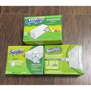 58 Swiffer Sweeper Dry Sweeping Pad Multi Surface Refills for Dusters Floor Mop